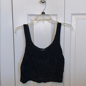 Cheetah print crop top from Express
